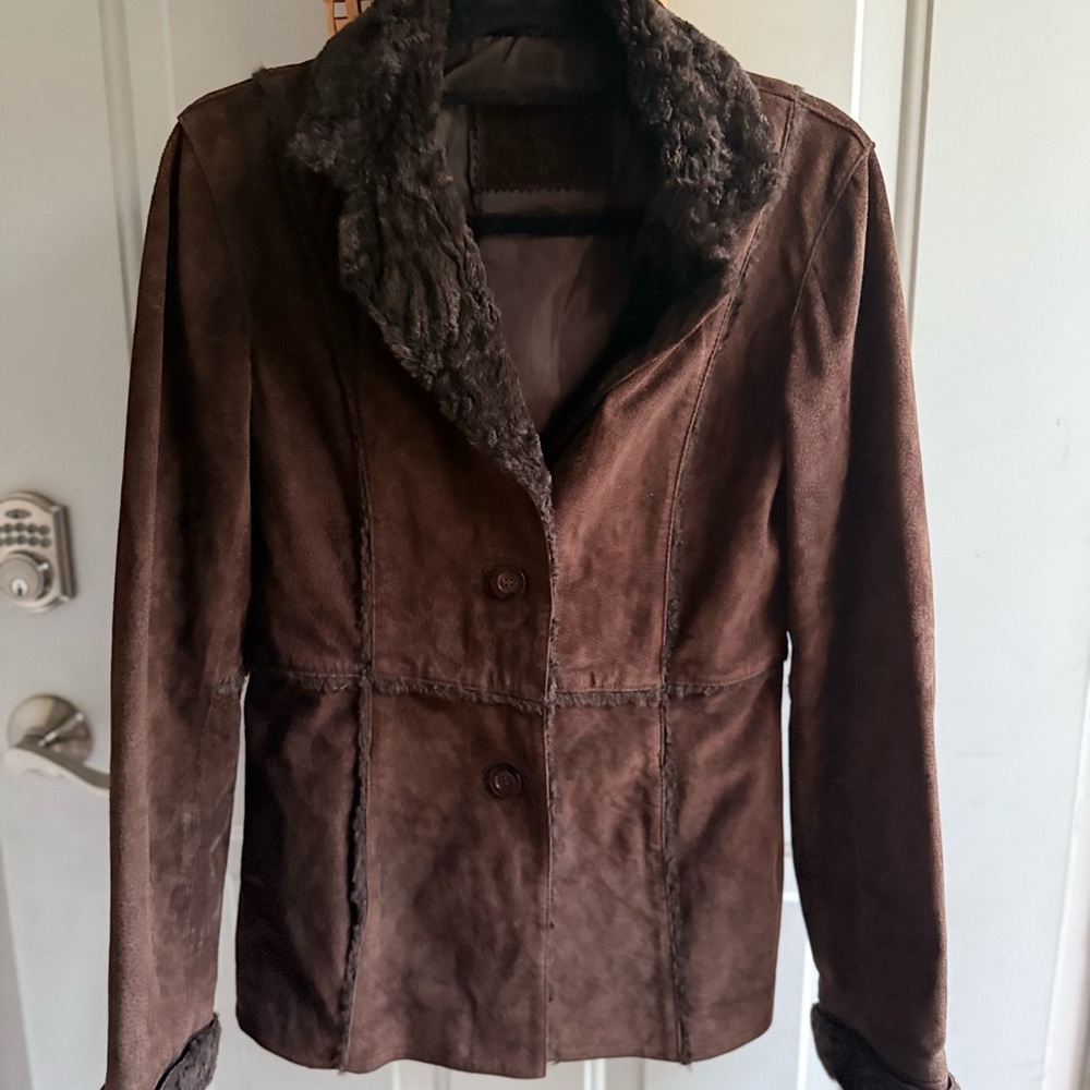 Y2K Brown Teddy Jacket with Luxurious Faux Fur